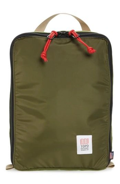 Topo Designs Pack Bags Tote - Green In Olive