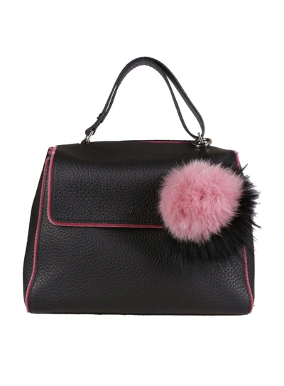 Orciani Pompom Soft Lined Tote