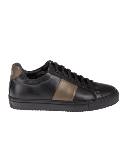 National Standard Contrast Detail Sneakers In Over Black