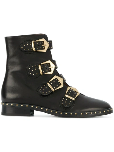 Marc Ellis Black Leather Ankle Boots