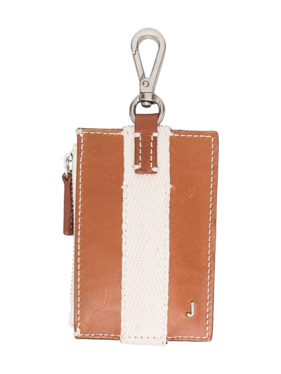 Jacquemus Le Porte Grain Carabiner Wallet In Brown