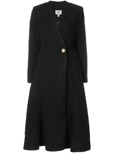 Jovonna Halfmoon Coat In Black