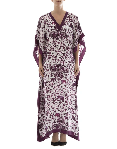 Dianora Salviati Purple Silk Caftan