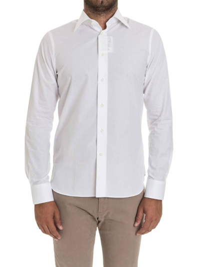G. Inglese G Inglese Cotton Shirt Double Cuff In White