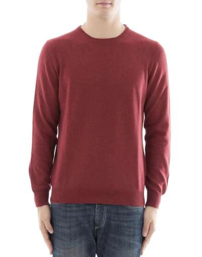 Gran Sasso Red Wool Sweatshirt