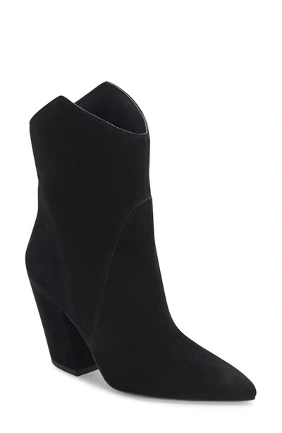 Dolce Vita Women's Nestly Western Dress Booties Women's Shoes In Black