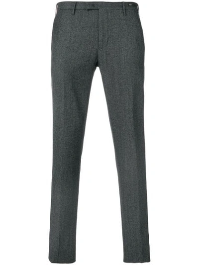 Pt01 Classic Straight-leg Trousers In Grey