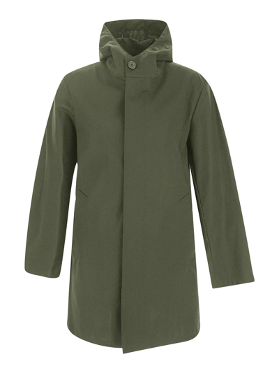 Mackintosh Chryston Short Coat In Green