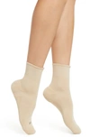 Hue Sporty Shortie Sneaker Socks In Sandbar