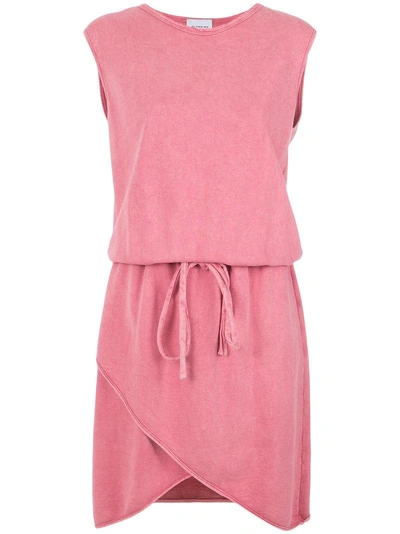 Olympiah Lace Up Detail Dress - Pink