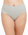 Spanx Cotton Control Brief In Heather Grey