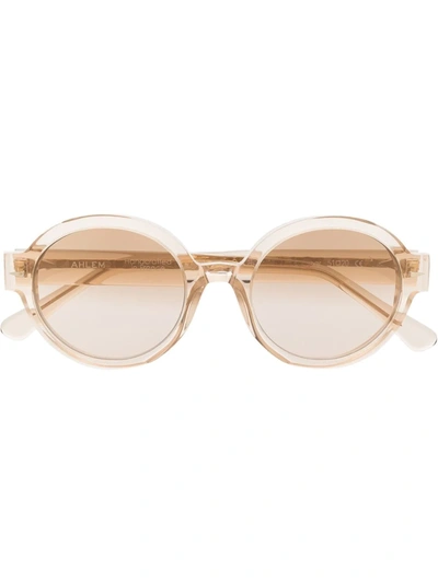 Ahlem Square Tinted Sunglasses In Nude