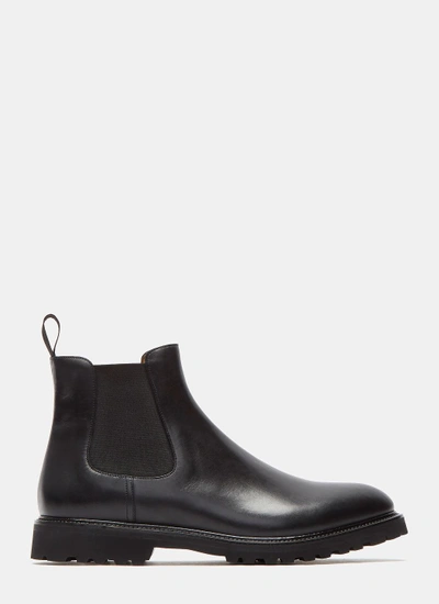 Aiezen Men's Vibram Soled Chelsea Boots In Black