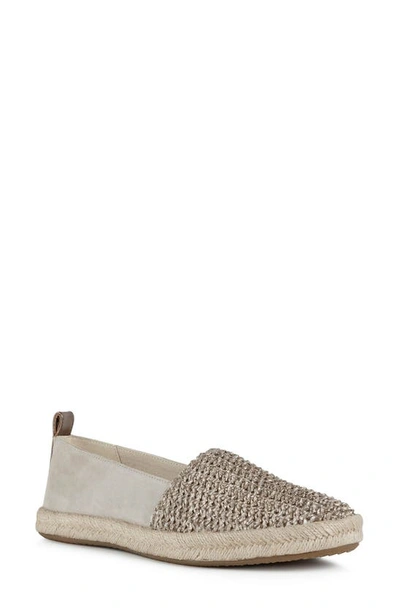 Geox Modesty Espadrille Shoes In Brown/ White