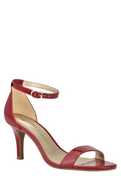 Bandolino Madia Ankle Strap Sandal In Red
