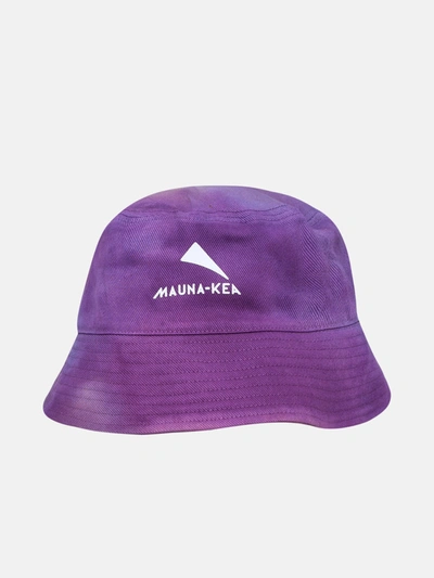 Mauna Kea Purple Cotton Hat In Multi