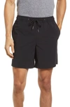 Nordstrom Stretch Ripstop Shorts In Black