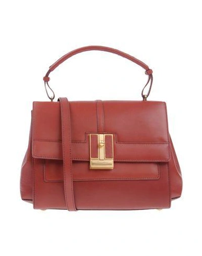 Santoni Handbag In Maroon