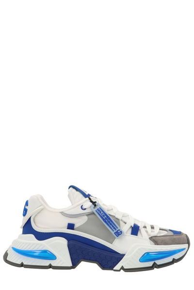 Dolce & Gabbana Airmaster Panelled Low-top Trainers In Blue