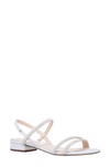 Nina Sarita Slingback Sandal In Silver Luna