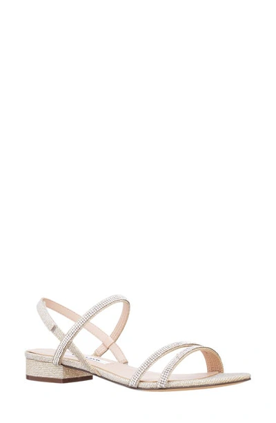 Nina Sarita Slingback Sandal In Silver