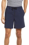 Nordstrom Stretch Ripstop Shorts In Navy Blazer
