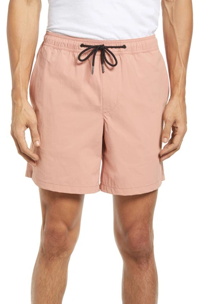 Nordstrom Stretch Ripstop Shorts In Pink Glass