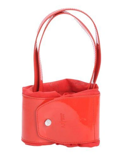 Armani Jeans Handbag In Red