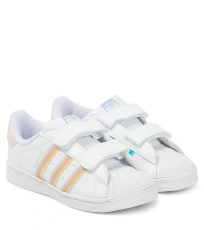 Adidas Originals Kids' Superstar Sneakers In Ftwr White