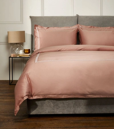 Amalia Set Of 2 Luíz Oxford Pillowcases (50cm X 75cm) In Pink