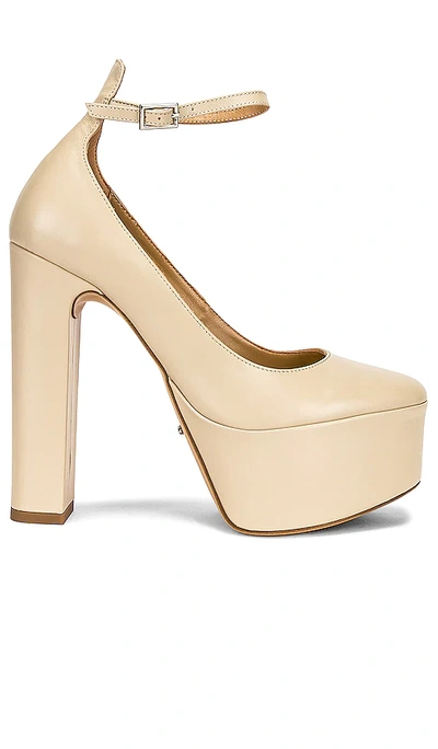 Tony Bianco Jaguar Platform Heel In Vanilla Capretto