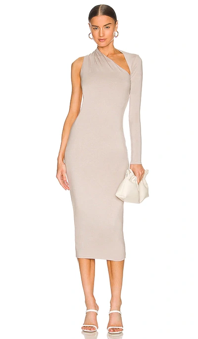 Not Yours To Keep Mercer Maxi Dress In Light Grey