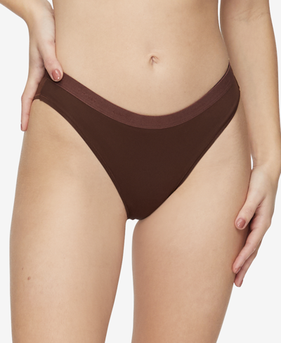 Calvin Klein Women's Form To Body Bikini Underwear Qf6761 In Umber