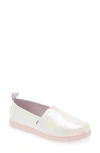 Toms Kids' 2.0 Classic Alpargata Slip-on In White