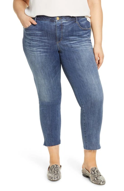 Wit & Wisdom 'ab'solution Crop Skinny Jeans In Blue