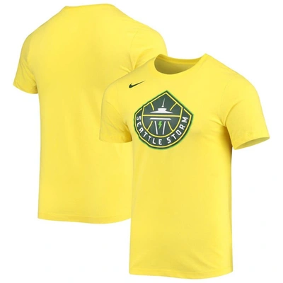 Nike Seattle Storm Logo  Dri-fit Wnba T-shirt In Yellow