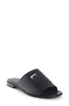 Givenchy Cutout 4g Logo Slide Sandal In Black