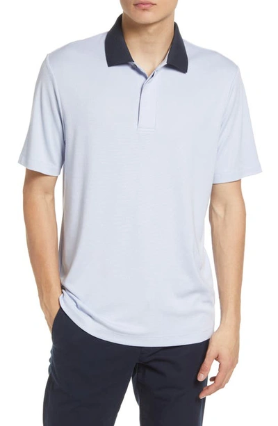 Theory Kayser Regular Fit Short Sleeve Polo In Olympic Multi