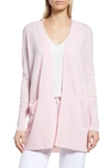 Nordstrom Everyday Open Front Cardigan In Pink Chalk