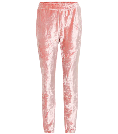 Nike Lab Velour Trackpants In Pink
