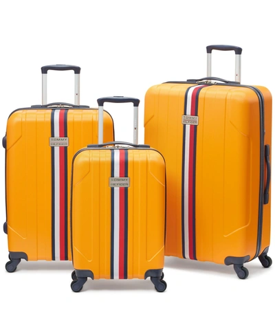 Tommy Hilfiger Elmwood Luggage Set, 3 Piece In Yellow | ModeSens