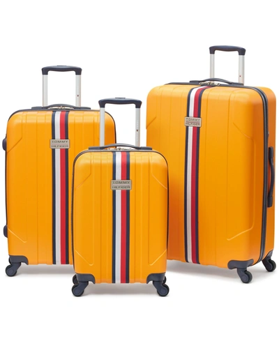 Tommy hilfiger yellow suitcase sale