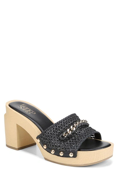 Franco Sarto Capri-clog Slide Sandals Women's Shoes In Black
