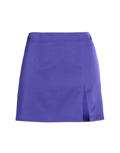 Nineminutes Mini Skirts In Purple