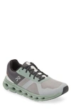 On Cloudrunner Rubber-trimmed Mesh Running Sneakers In Gray