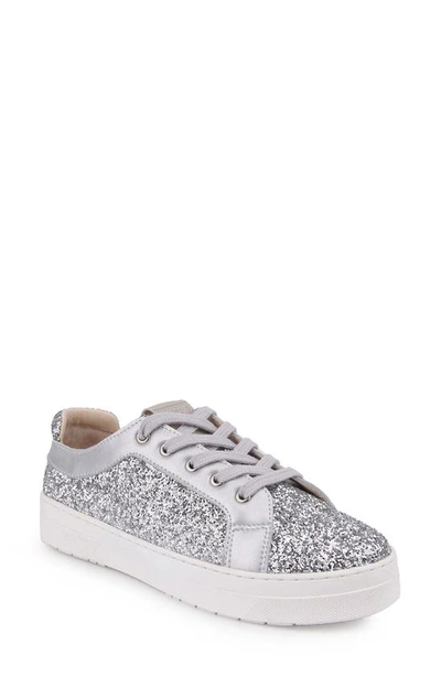 Yosi Samra Roxy Glitter Sneaker In Silver