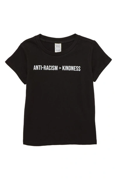 Typical Black Tees Babies' Anti-racism Kindness Graphic Tee In Black