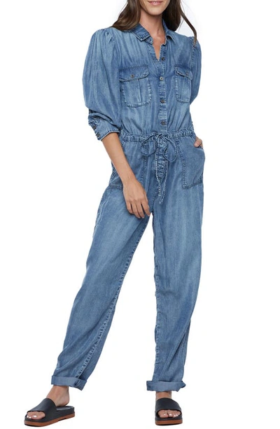 Wash Lab Denim Denim Jumpsuit In Weekend Blue
