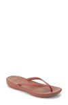 Fitflop Iqushion Flip Flop In Warm Rose