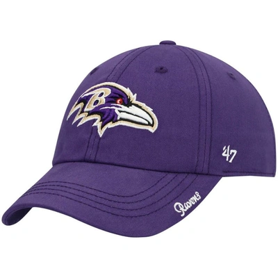 47 ' Purple Baltimore Ravens Miata Clean Up Secondary Adjustable Hat